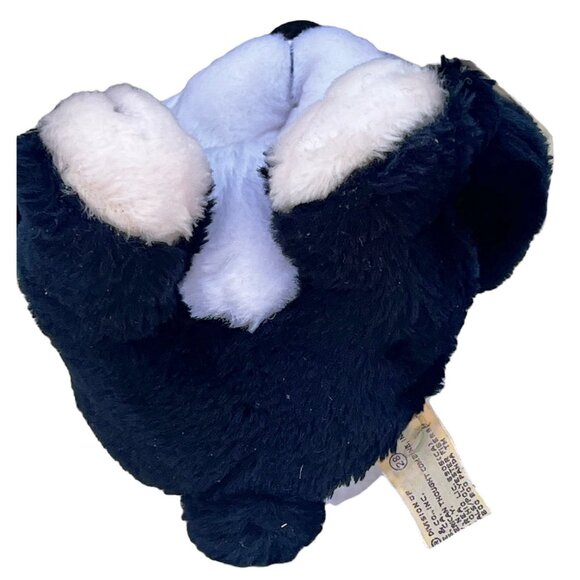 Boo Boo Panda Plush Toy By Applause 8" Black & White Stuffed Animal With Ribbon - Picture 8 of 12